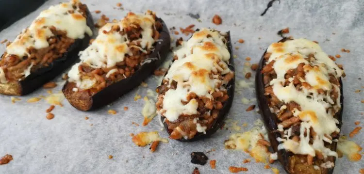 Spanish Stuffed Eggplant Recipe (Berenjenas Rellenas)