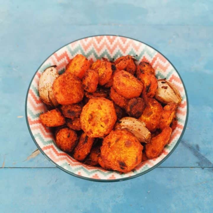 Carote arrostite con cumino e paprika
