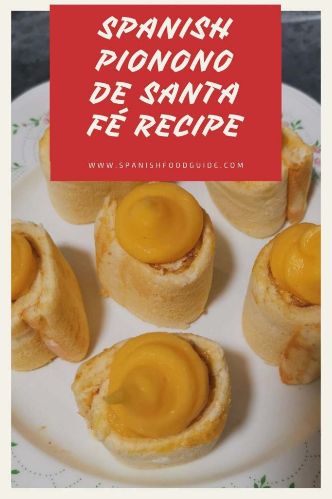 Spanish Pionono de Santa Fé Recipe 22 Spanish Pionono de Santa Fe Recipe 1