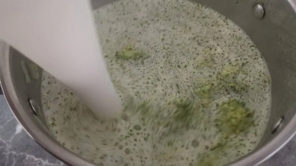 zuppa di crema di broccoli