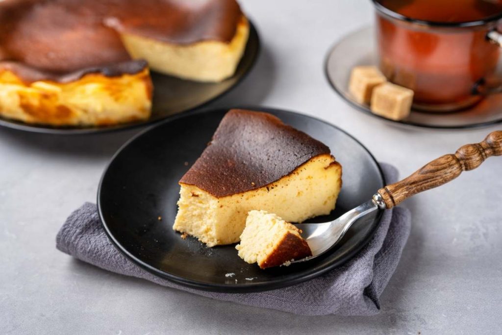 Receta de Tarta de Queso Vasco Quemada La Viña