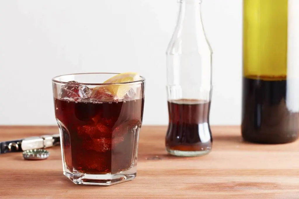 Verres de Kalimotxo espagnol