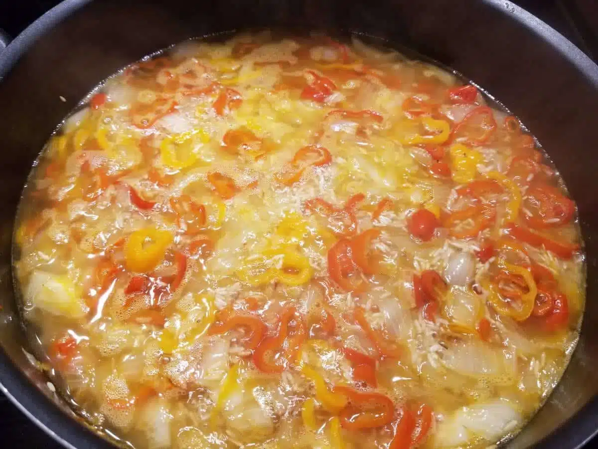 Spanisches Arroz con Pollo-Rezept (Spanisches Hähnchen-Reis-Rezept) Spanisches Arroz con Pollo-Rezept (Spanisches Hähnchen-Reis-Rezept)